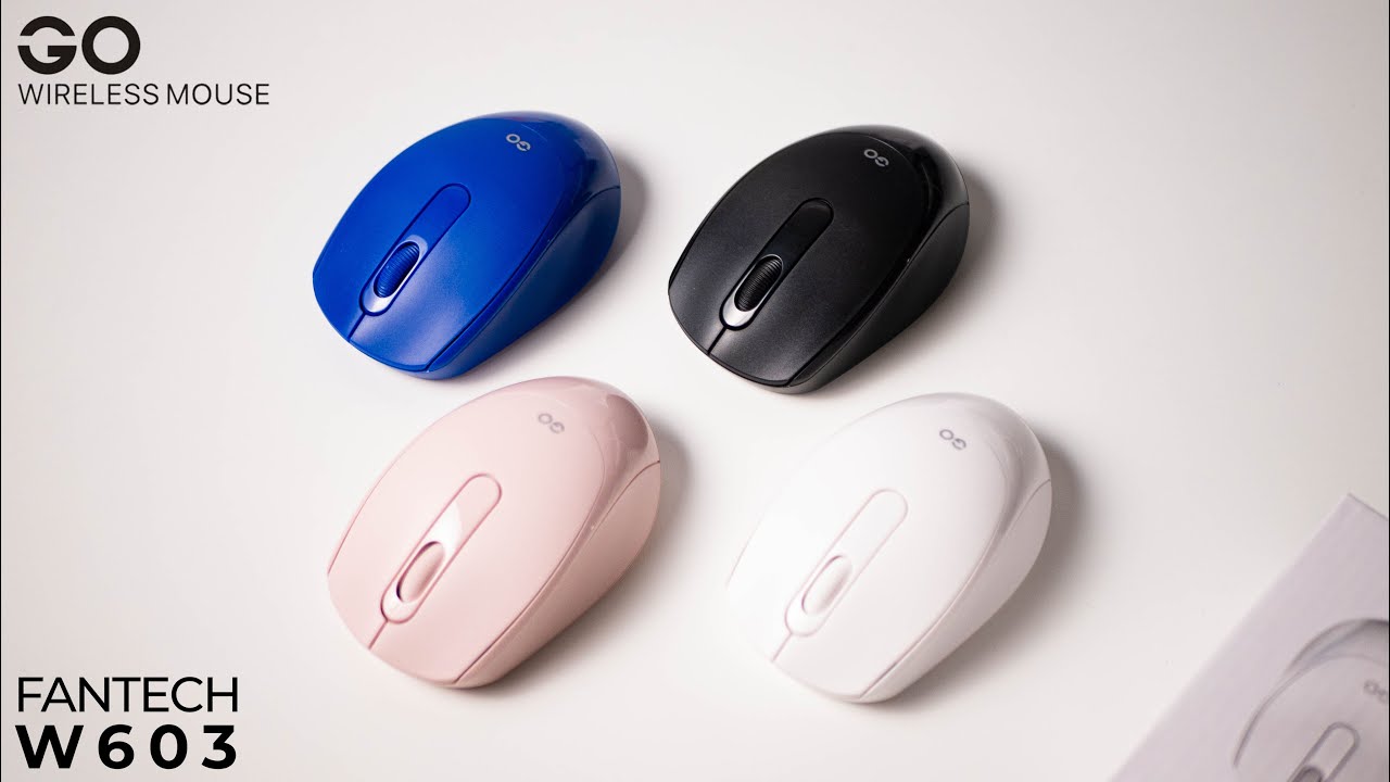 Fantech GO W603 | Mouse office wireless dengan warna tjakep ! 😍