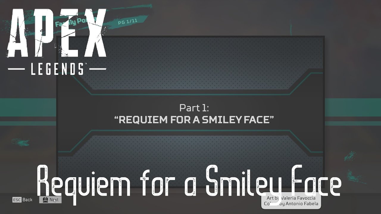 Requiem for a Smiley Face | Apex Legends | Family Portrait Quest Comic