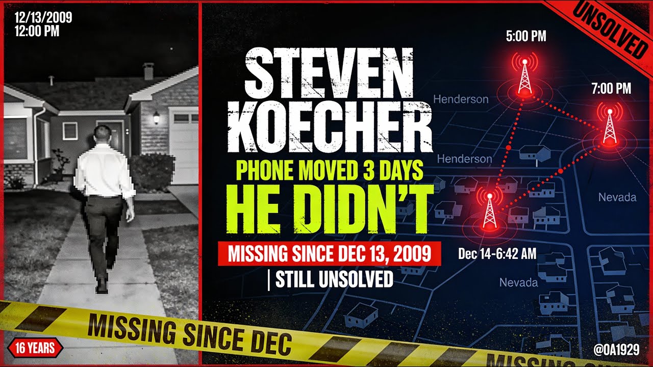 He Had 6 Minutes Before He Vanished Forever | The Steven Koecher Mystery