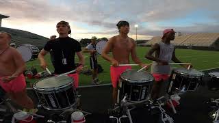 Crossmen Drum and Bugle Corps 2023 - Spring Training - Drumline Lot Warmup #3 @ Tahlequah