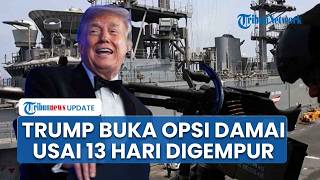 Trump Buka Opsi Damai Usai 13 Hari Digempur Iran Berturut-turut, IRGC Hentikan Serangan Militer