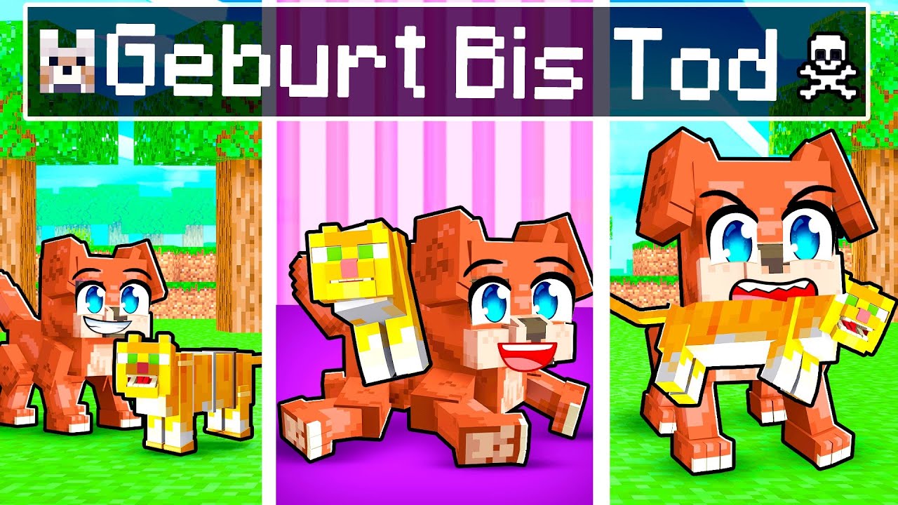GEBURT bis TOD als HAUSTIER! 🌸 Minecraft