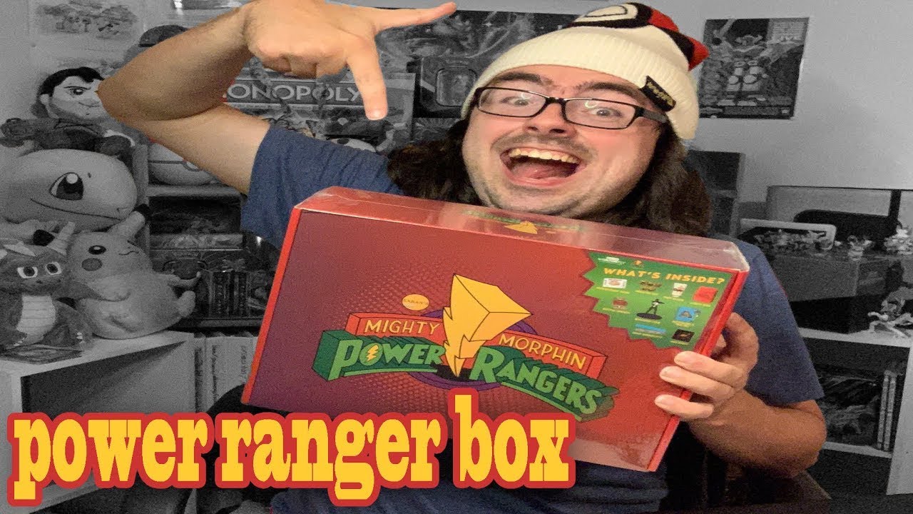 Opening Mighty Morphin Power Rangers Box by CultureFly - YouTube