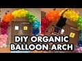 DIY Organic Balloon Arch Tutorial & Frame | Rainbow Balloon Arch | DIY With KI