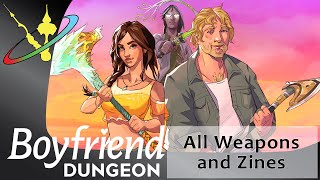 Boyfriend Dungeon || All Weapons and Zines