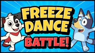 Zippy vs Bluey Freeze Dance | Brain Break | Just Dance | Brain Breaks for Kids | Danny Go Noodle