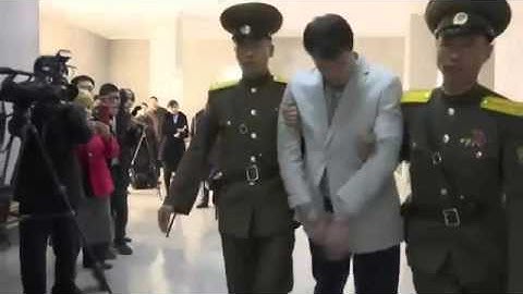 U.S. Student Gets 15 Years In North Korea Prison - Raw Video