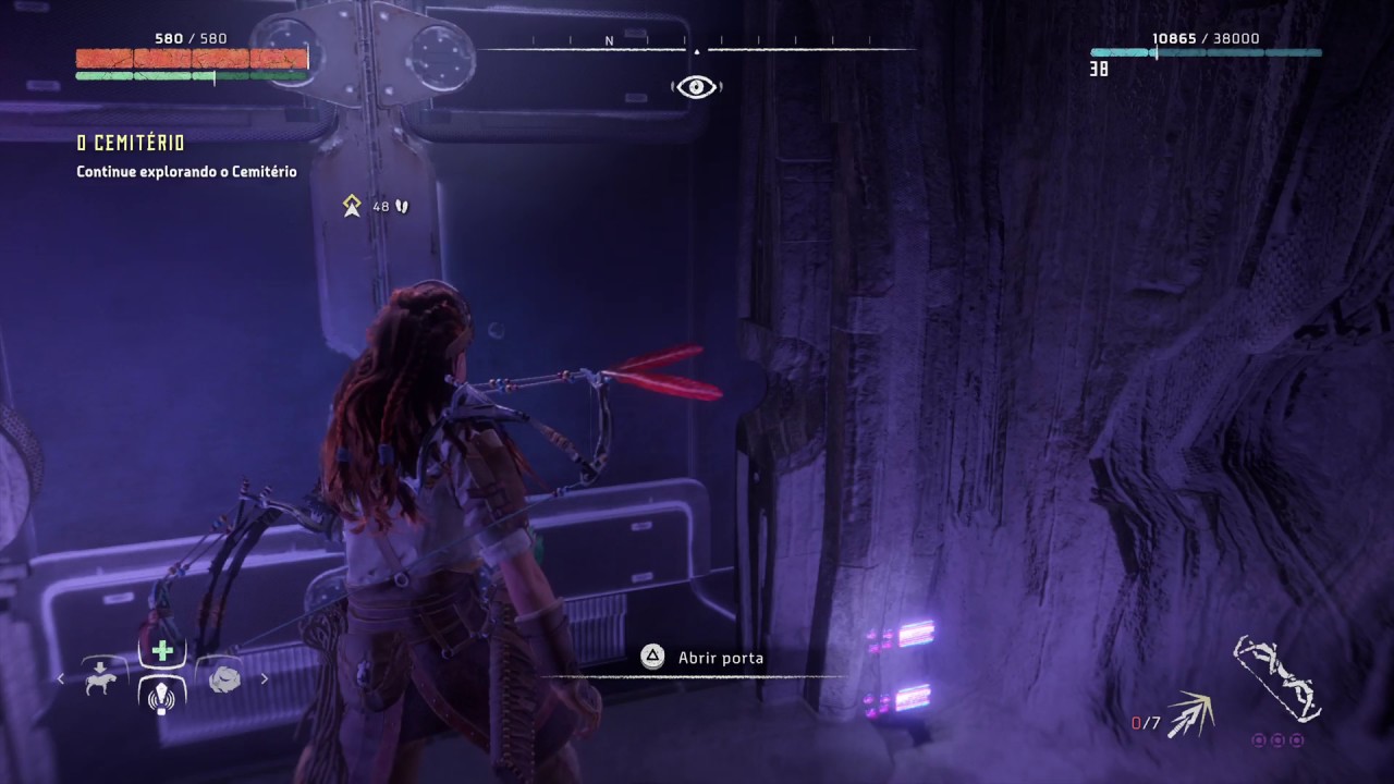 Horizon Zero Dawn Aonde achar a terceira Bateria place where tird