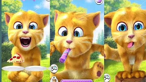 Video 4327301: talking ginger funny, cartoon talking, cat