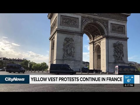 Yellow Vest protests continue in Paris