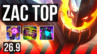 ZAC vs ILLAOI (TOP) | 34K damage | EUW Master | 26.9