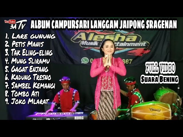 [ Vol.5 ] Album Campursari Langgam Jaipong Sragenan || Alesha Musik || Suara Bening class=