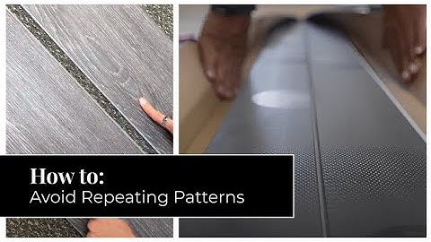 How To Avoid Repeating Patterns in LVP Flooring || Vinyl Flooring Installation Tips || Flooret