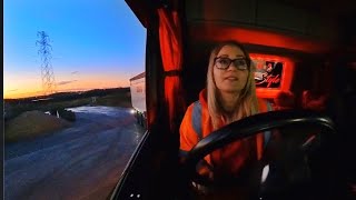 Picking up my Boyfriends Christmas present in my 44t TRUCK | overloaded | stuck load
