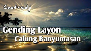 Gending Layon versi Calung Banyumasan