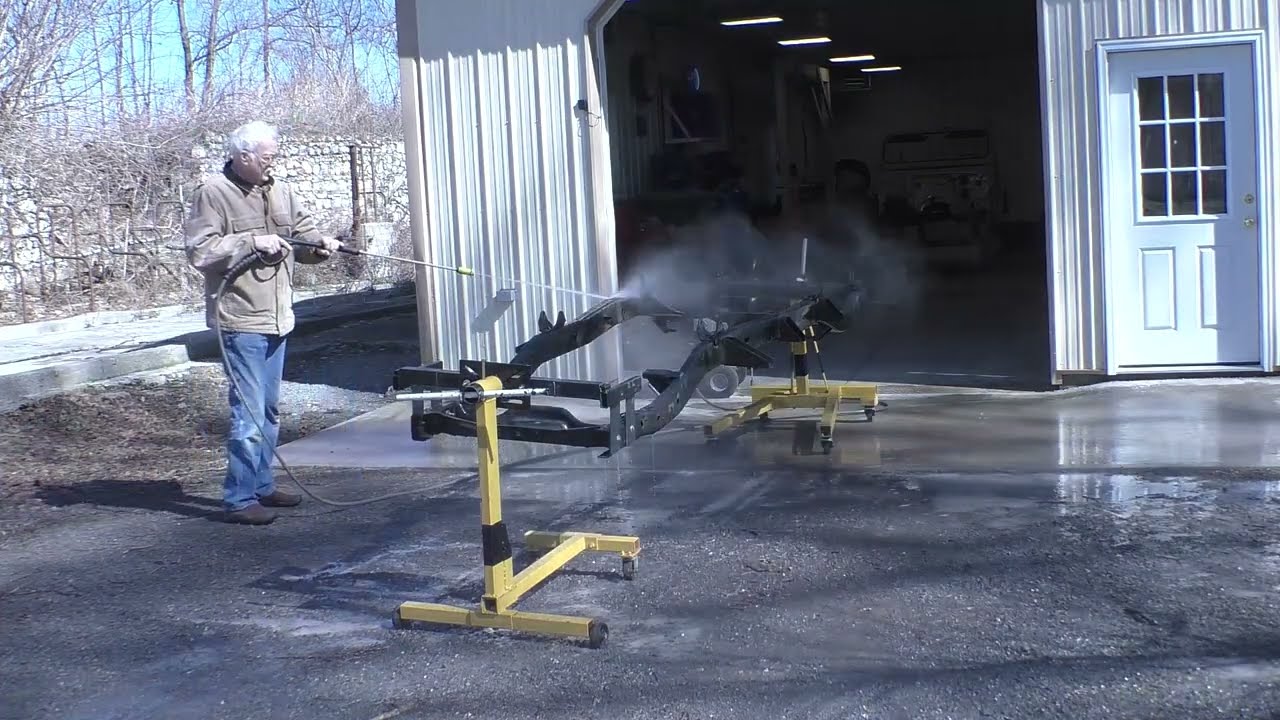 The Frame and Cleaning Bolts,1982 Jeep CJ7