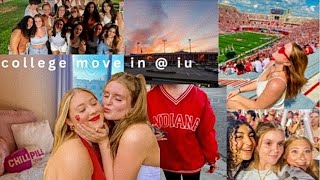 college dorm move-in vlog + welcome week (indiana university)
