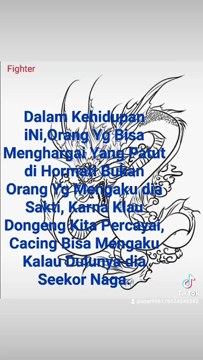 Kata-kata Bijak dari Sang Petarung Sejati😎(1)