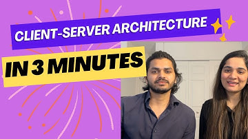 Client-Server Architecture Explained in 3 Minutes