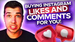 I bought YOU (my viewers) Instagram Likes and Comments! How to Buy Likes &amp; Comments on Instagram