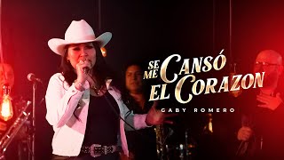 Gaby Romero - Se Me Cansó El Corazón (En Vivo)