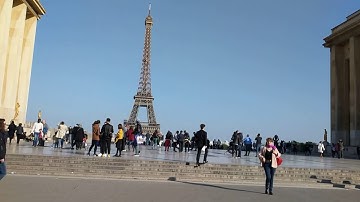First time seeing the Eiffel Tower