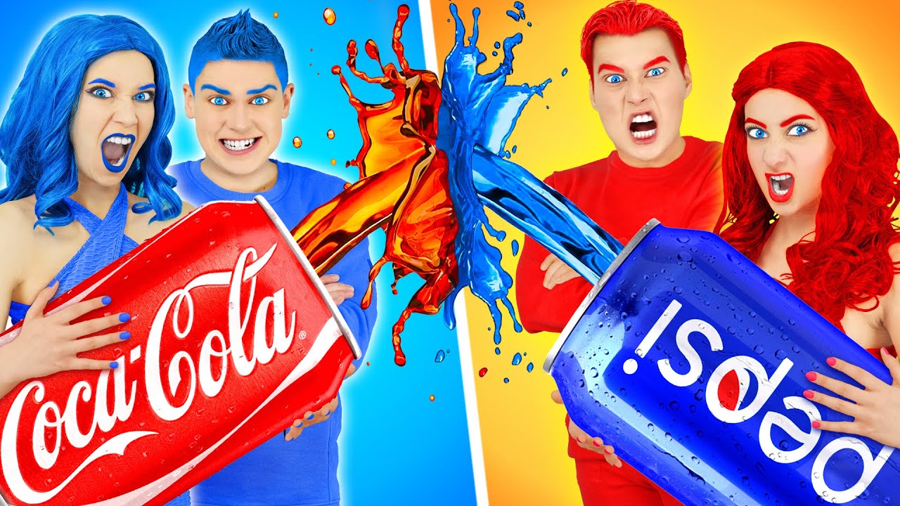 Hot vs Cold Couple Challenge | Icy Couple vs Fire Couple by Multi DO - YouTube