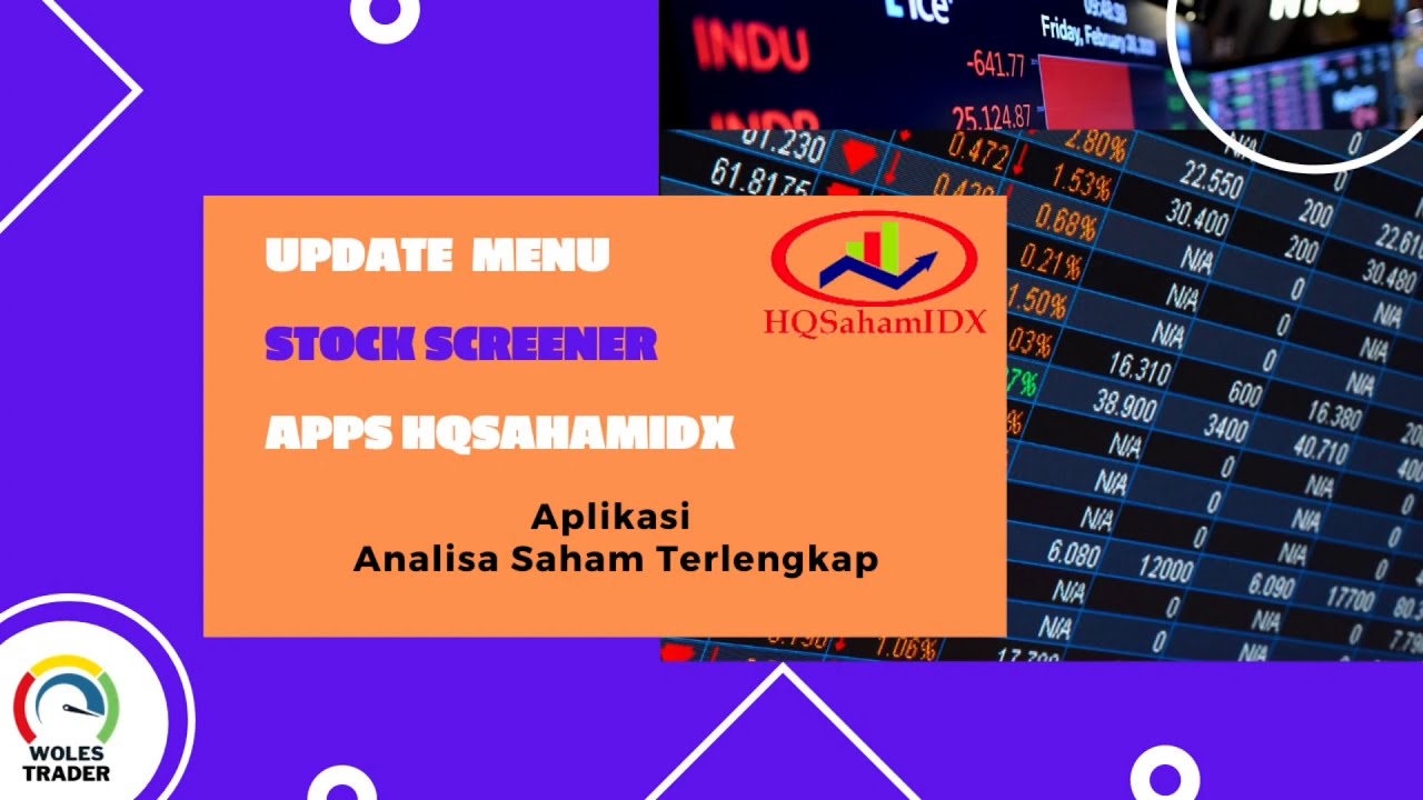 Screening Apps Menu Update Menu Stock Screening Apps HQSahamIDX - YouTube
