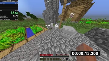 Minecraft Speedrun: Enter Nether Random Seed Glitchless in 36.6