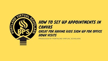 How to Set up meetings with Canvas Appointments (updated)