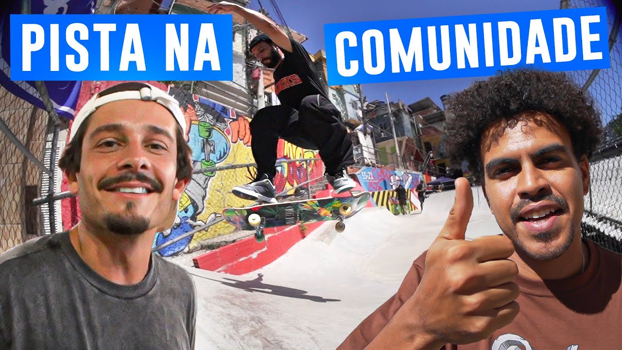 UMA PISTA DE SKATE NA COMUNIDADE - Santo Amaro - RIO DE JANEIRO