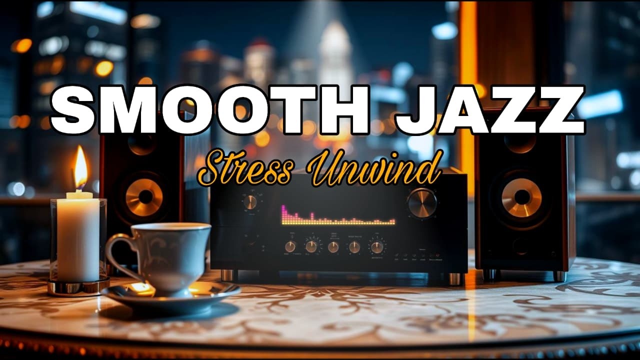 Smooth Jazz Café Music 🎷 Stress Free, Calm & Chill