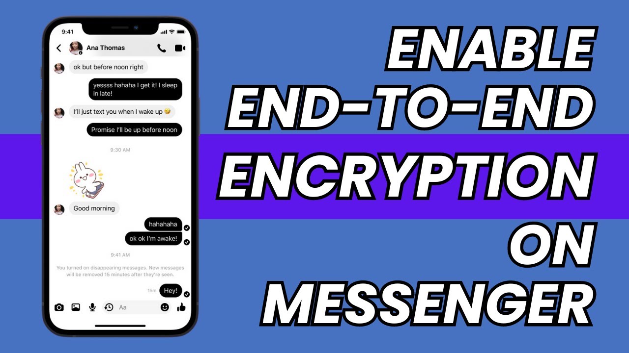 Facebook Encryption How To Enable End To End Encryption in Facebook Messenger | 2023 - YouTube