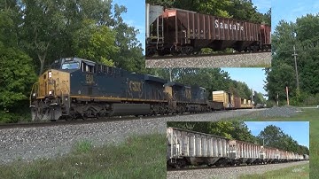 ( Video 6 of 7 my sister recorded ) Original ATSF & N&W – CSX Freight M367 - ES44AH & AC4400CW #5114