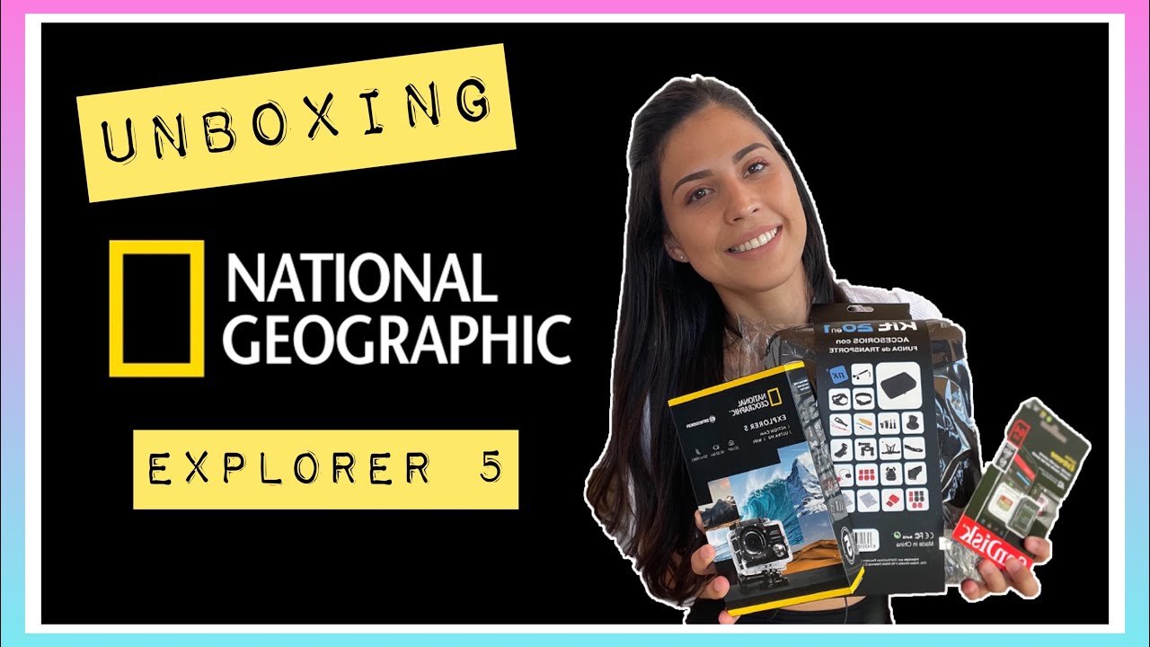 CÁMARA DEPORTIVA NATIONAL GEOGRAPHIC EXPLORER 5 + SET DE ACCESORIOS - Velasquez - YouTube