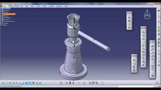 Screw Jack Drafting using CATIA