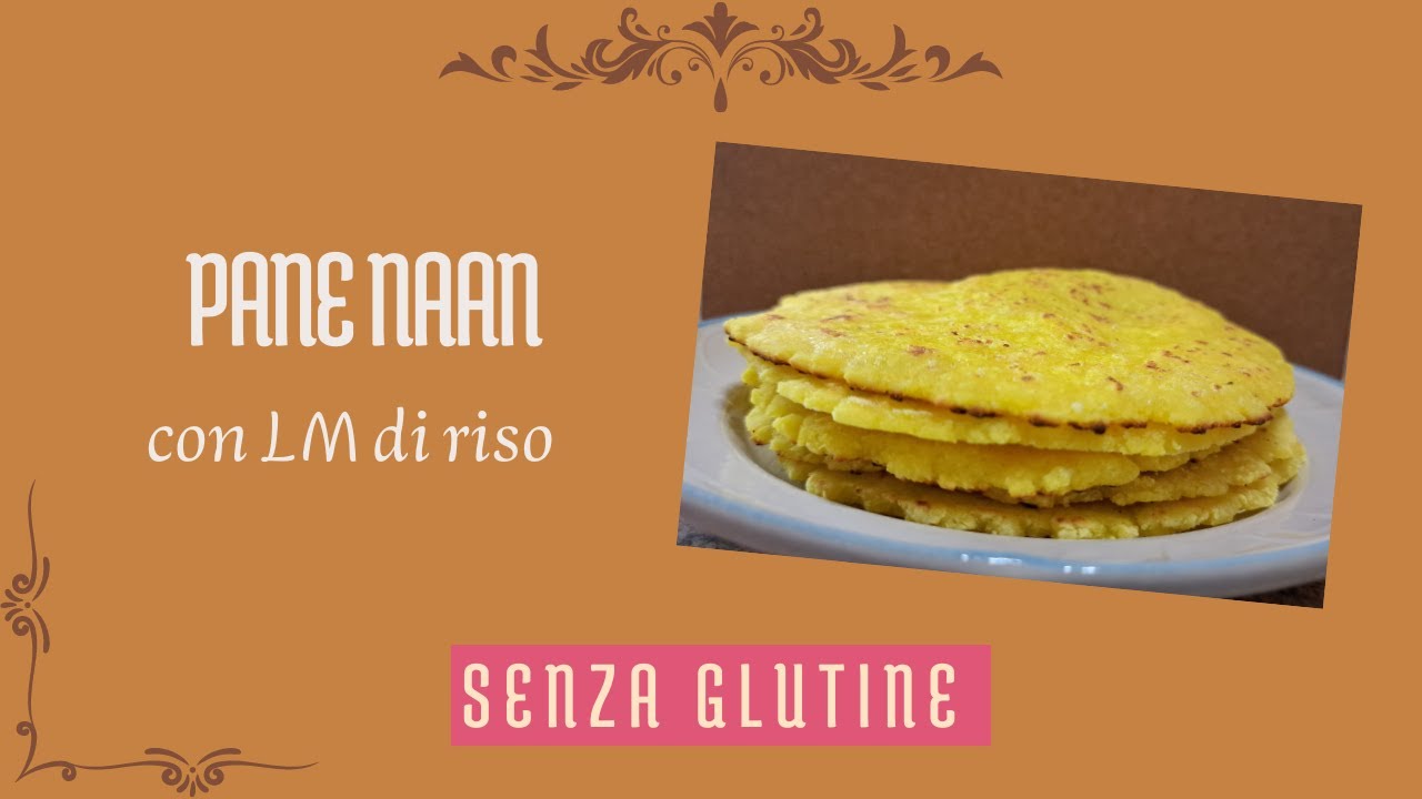 PANE NAAN alla CURCUMA fatto in casa senza glutine