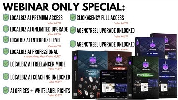 Full Local Biz AI Review Webinar  + Demo + OTOs (Upgrades) + Bonuses | LocalBizAI Review