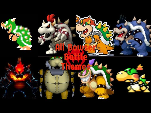 Evolution of Bowser in 2D Super Mario Games (1985-2021) 