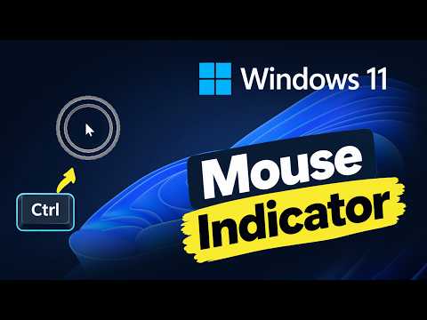 How to Enable Mouse Indicator in Windows 11 | Enable Mouse Pointer Highlight