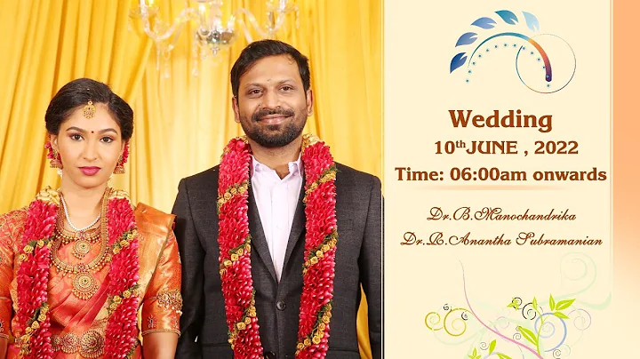 Wedding |Dr.B.Manochandr...  Subramanian| Live Str...