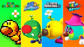 Evolution of Wiggler in Super Mario Games (1990-2021)