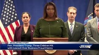 New York attorney general files $250M civil lawsuit against former President Donald Trump