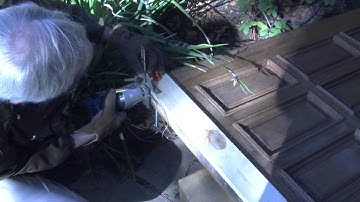 metal interlocking weatherstrip requiring routing of door base