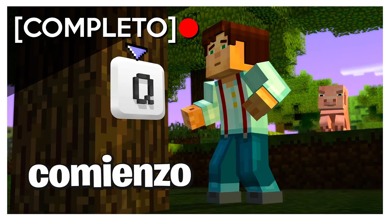 AQUINO juega MINECRAFT STORY MODE capítulo 1 y 2 [COMPLETO]