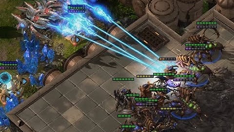 SC2: Cannon Rush into Proxy Void Ray Defense