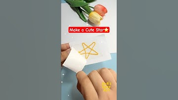 Creative Yarn Art idea ✨🧶⭐ @ArasEasyArt #diy #art #viral #ytshorts