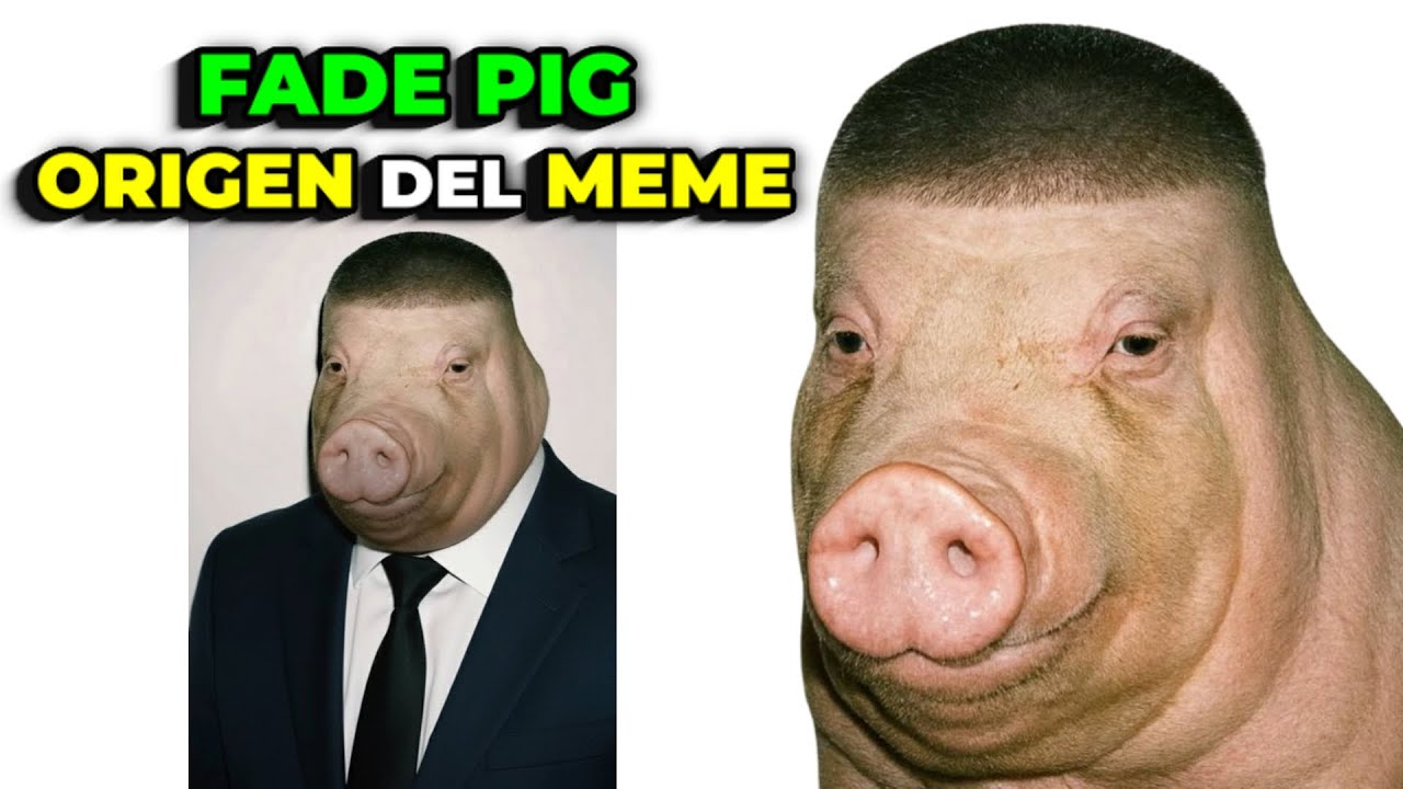 Fade Pig Exploding 🐷 FADE PIG 🪒 ORIGEN del MEME | El Cerdo Más Fachero de Internet - YouTube