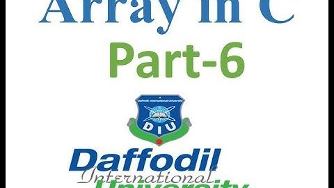 33_Decimal to Binary conversion using Array (part-6)