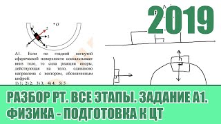 Задание А1. Все этапы РТ 2019 по Физике. Подготовка к ЦТ.